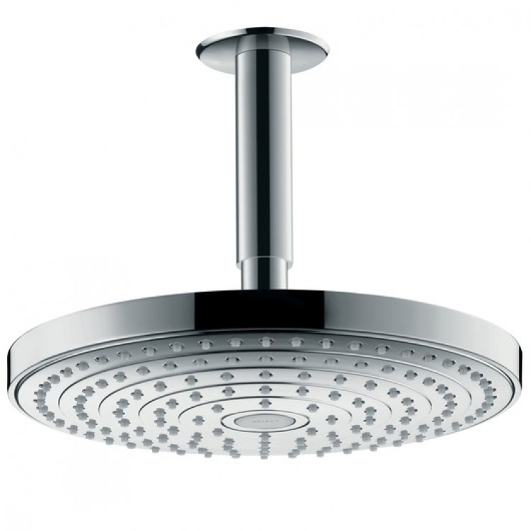 Потолочная душевая лейка Hansgrohe Raindance Select S с держателем